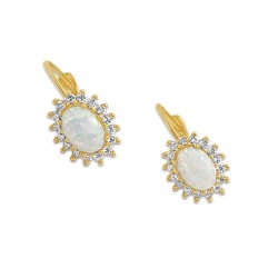 Arany Hagyományos Kapcsos Fülbevaló AU 92246