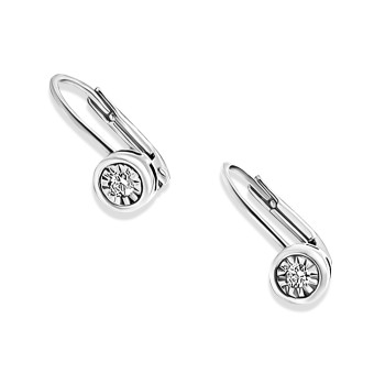 Fehérarany Brill Köves Fülbevaló AU 47689