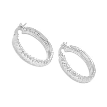 Fehérarany Karika Fülbevaló AU 93520