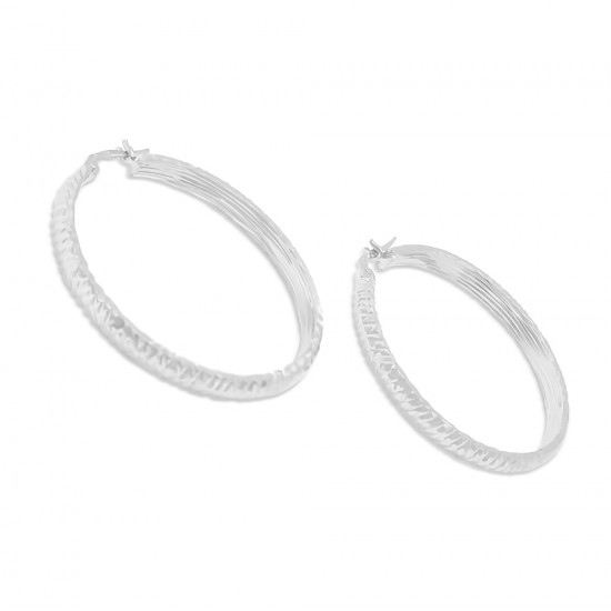 Fehérarany Karika Fülbevaló AU 93514