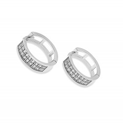 Fehérarany Karika Fülbevaló AU 95928