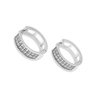 Fehérarany Karika Fülbevaló AU 95928