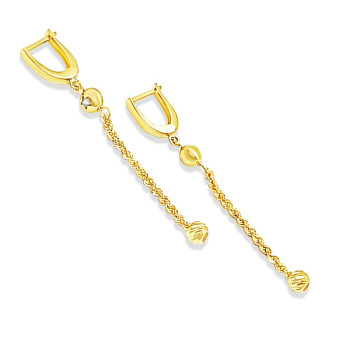 Arany Lógós Fülbevaló AU 95224