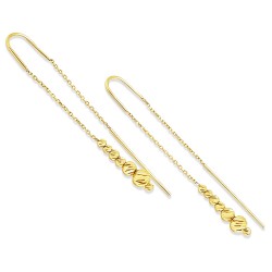 Arany Lógós Fülbevaló AU 96012