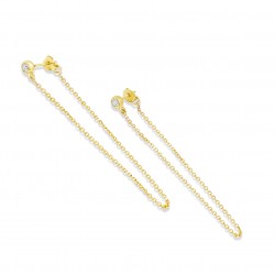 Arany Lógós Fülbevaló AU 96378