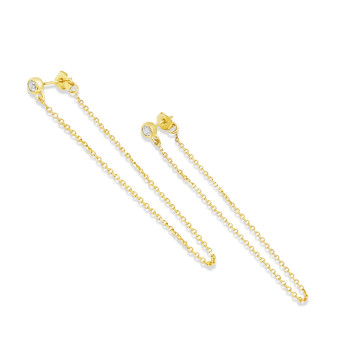 Arany Lógós Fülbevaló AU 96378