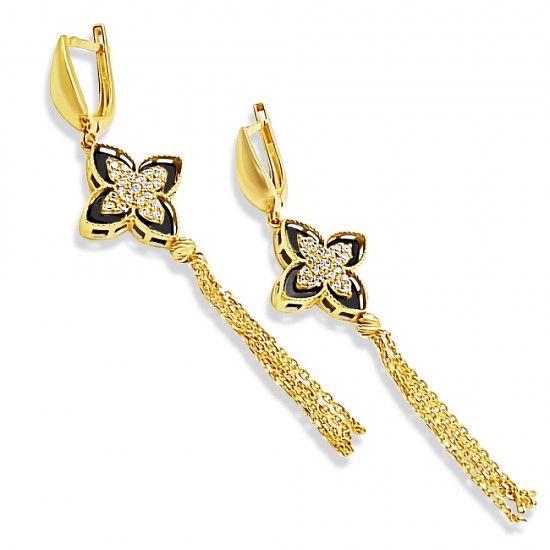 Arany Lógós Fülbevaló SC 83563