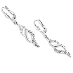 Fehérarany Lógós Fülbevaló AU 76149 Fehérarany Lógós Fülbevaló AU 76149