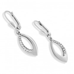 Fehérarany Lógós Fülbevaló AU 94388 Fehérarany Lógós Fülbevaló AU 94388