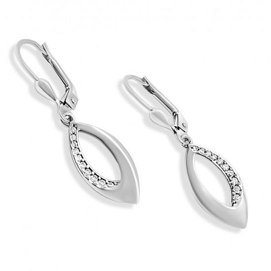 Fehérarany Lógós Fülbevaló AU 94388