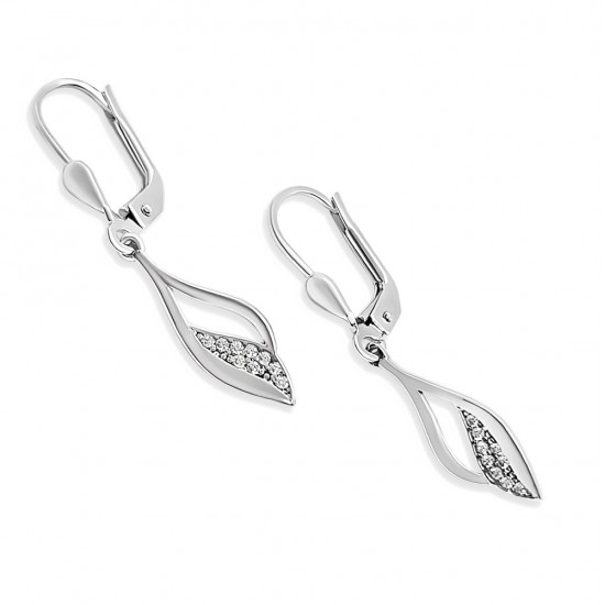 Fehérarany Lógós Fülbevaló AU 94390