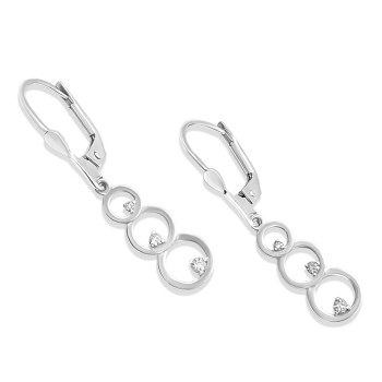 Fehérarany Lógós Fülbevaló AU 94425