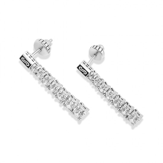 Fehérarany Lógós Fülbevaló AU 96382