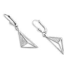 Fehérarany Lógós Fülbevaló AU 85049 Fehérarany Lógós Fülbevaló AU 85049