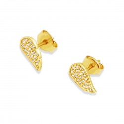 Arany Angyalszárny Stekkeres Fülbevaló AU 67607