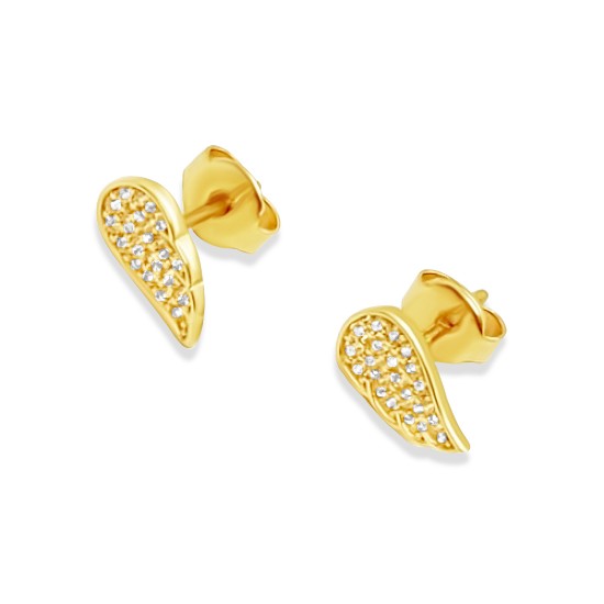 Arany Angyalszárny Stekkeres Fülbevaló SC 67607