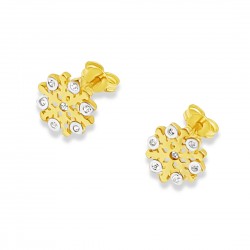 Arany Hópehely Stekkeres Fülbevaló AU 64216