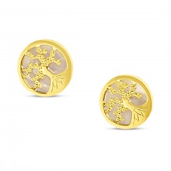 Arany Életfa Stekkeres Fülbevaló AU 83934