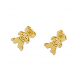 Arany Kutya Stekkeres Fülbevaló AU 92013