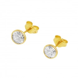 Arany Cirkónia Köves Stekkeres Fülbevaló AU 83918