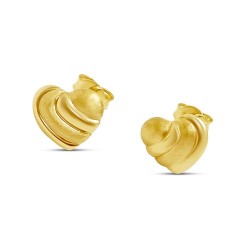 Arany Szív Stekkeres Fülbevaló AU 91073