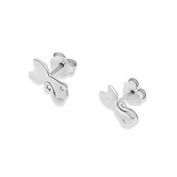 Fehérarany Cica Stekkeres Fülbevaló AU 93710