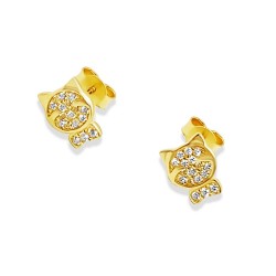 Arany Cica Stekkeres Fülbevaló AU 88208