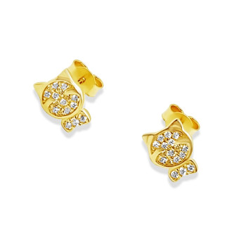 Arany Cica Stekkeres Fülbevaló AU 88208