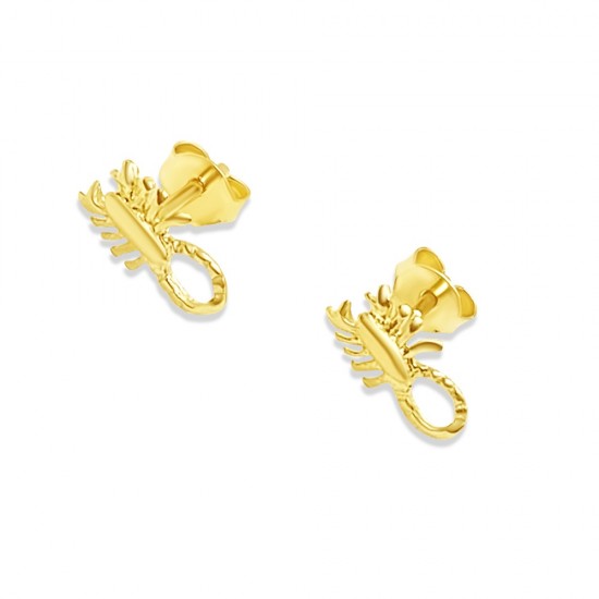 Arany Stekkeres Skorpió Fülbevaló AU 96303