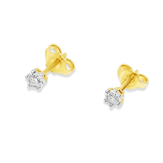 Arany Brill Köves Fülbevaló RJ 85132