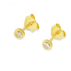 Arany Brill Köves Fülbevaló AU 81572