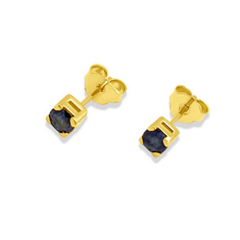 Arany Fülbevaló Zafír Kővel AU 93464