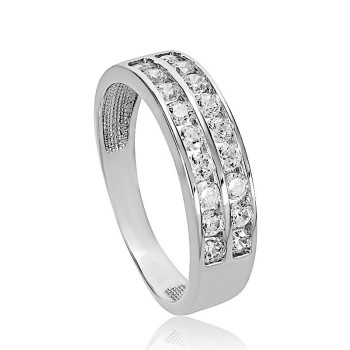 Fehérarany Gyűrű (méret:55) AU 92799