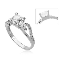 Fehérarany Gyűrű (méret:56) AU 92800