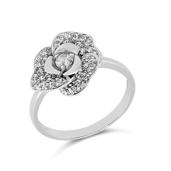 Fehérarany Gyűrű (méret:54) AU 82633