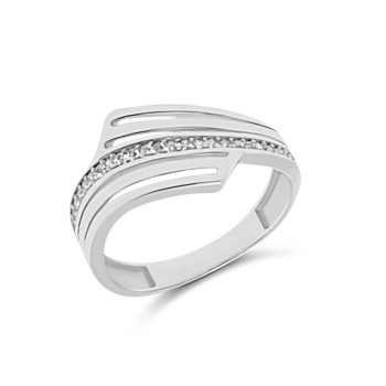 Fehérarany Gyűrű (méret:51) AU 82814