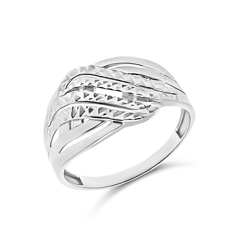 Fehérarany Gyűrű (méret:63) SG 82484