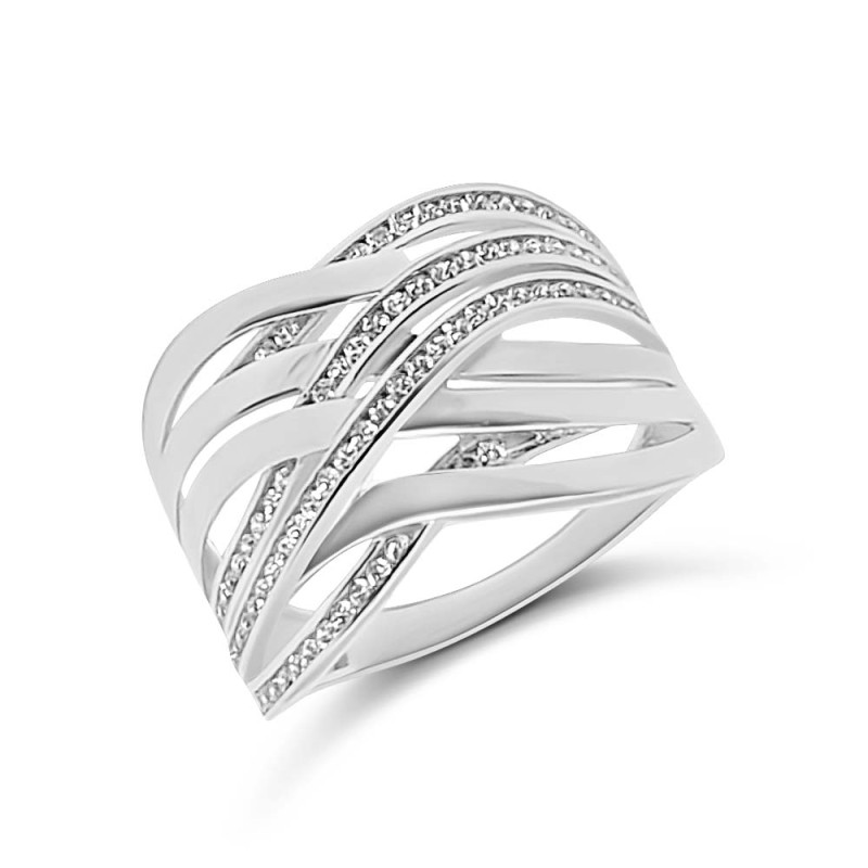 Fehérarany Gyűrű (méret:61) SG 82486