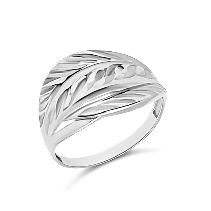 Fehérarany Gyűrű (méret:64) SG 82490