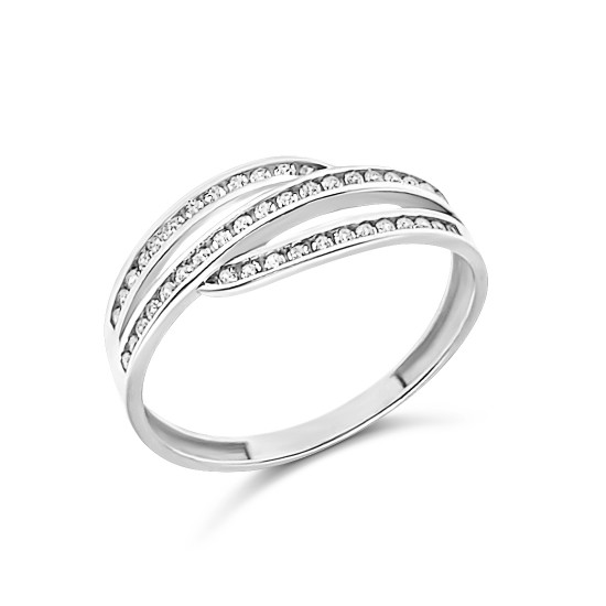 Fehérarany Gyűrű (méret:64) SG 83343