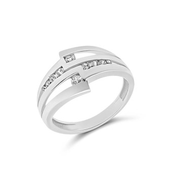 Fehérarany Gyűrű (méret:57) AU 83353