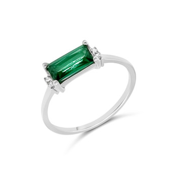 Fehérarany Gyűrű (méret:53) AU 80328