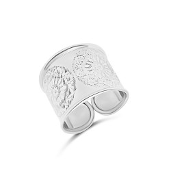 Fehérarany Gyűrű (méret:51) AU 93707