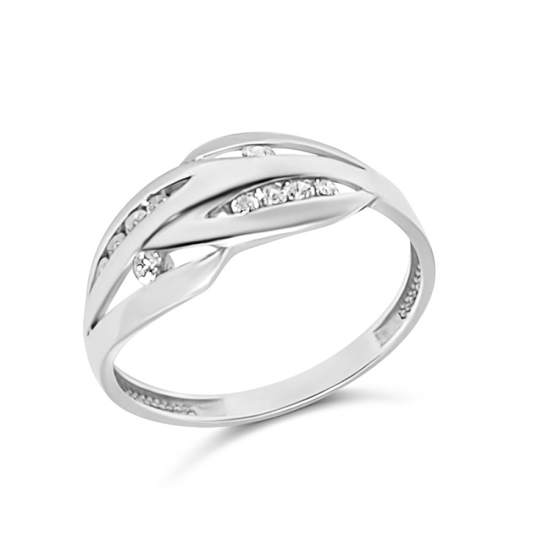 Fehérarany Gyűrű (méret:62) SG 82491