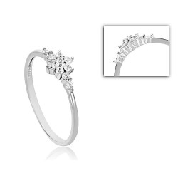 Fehérarany Gyűrű (méret:51) AU 93095