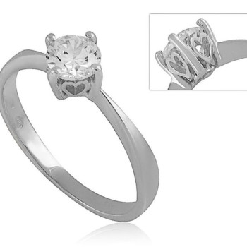 Fehérarany Gyűrű (méret:54) AU 93118