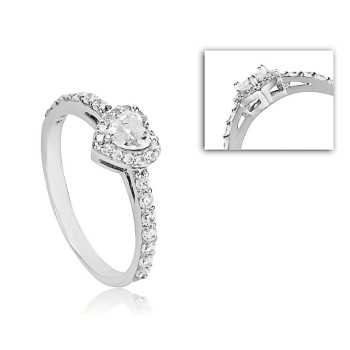 Fehérarany Gyűrű (méret:54) AU 94253