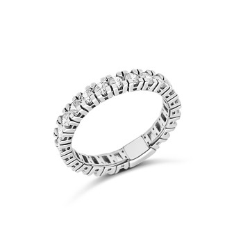 Fehérarany Gyűrű (méret:56) AU 96385