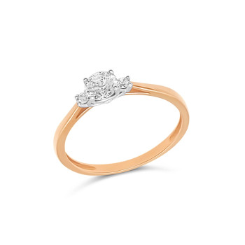 Rozé Arany Gyűrű (méret:49) AU 95013