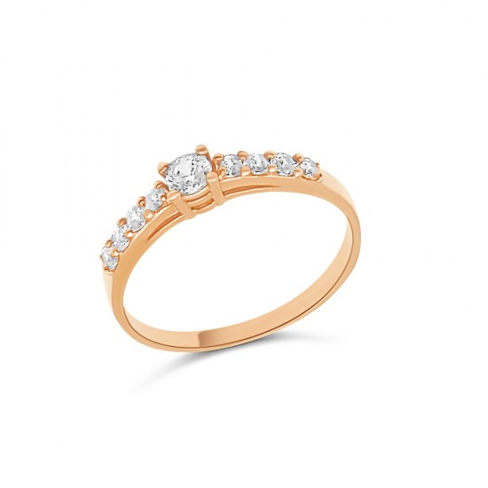 Rozé Arany Gyűrű (méret:52) AU 95018 Rozé Arany Gyűrű (méret:52) AU 95018